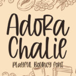 Adora Chalie Font - Featured Image