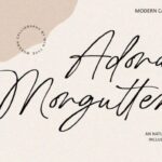 Adora Morgutten Font - Featured Image