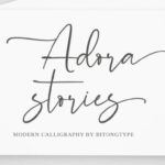 Adora Stories Font - Featured Image