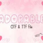 Adorable Font - Featured Image
