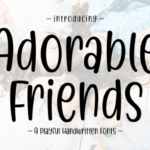 Adorable Friends Font - Featured Image