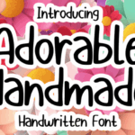 Adorable Handmade Font - Featured Image