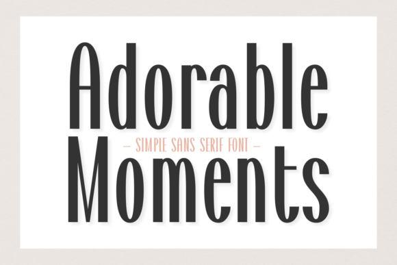 Adorable Moments Font - Featured Image