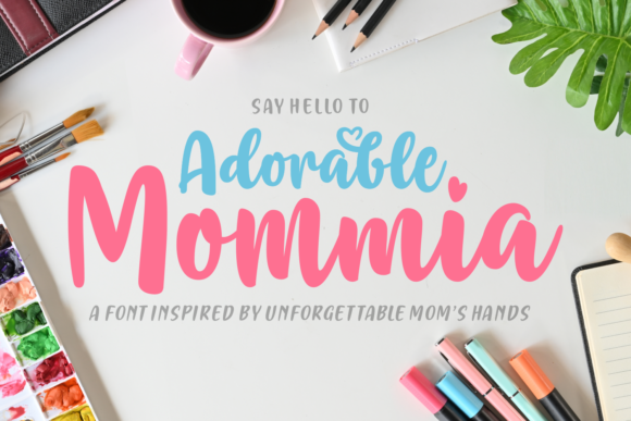 Adorable Mommia Font - Featured Image