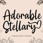 Adorable Stellary Font - Featured Image
