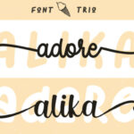 Adore Alika Font - Featured Image