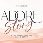 Adore Story Font - Featured Image