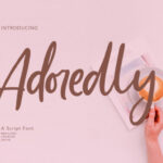 Adoredly Script Font - Featured Image