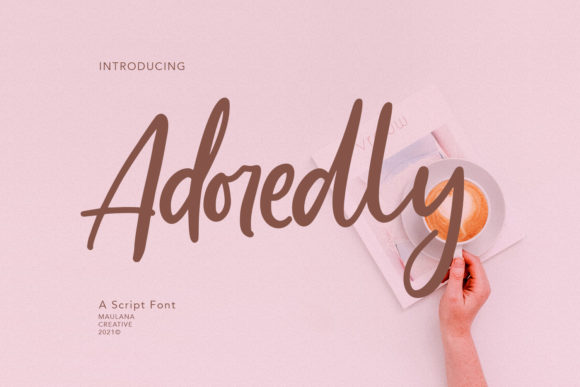 Adoredly Script Font - Featured Image