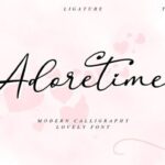 Adoretime Font - Featured Image