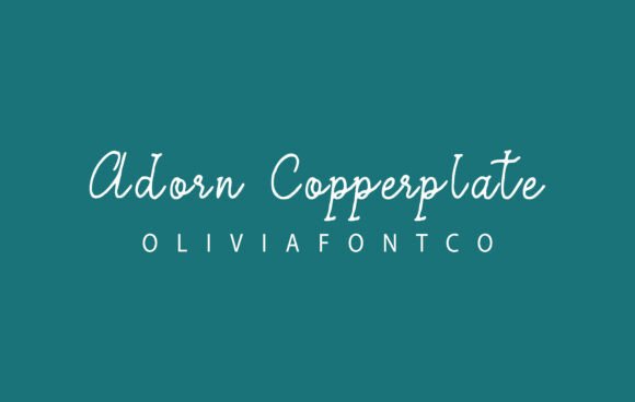 Adorn Copperplate Font - Featured Image