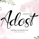Adost Font - Featured Image