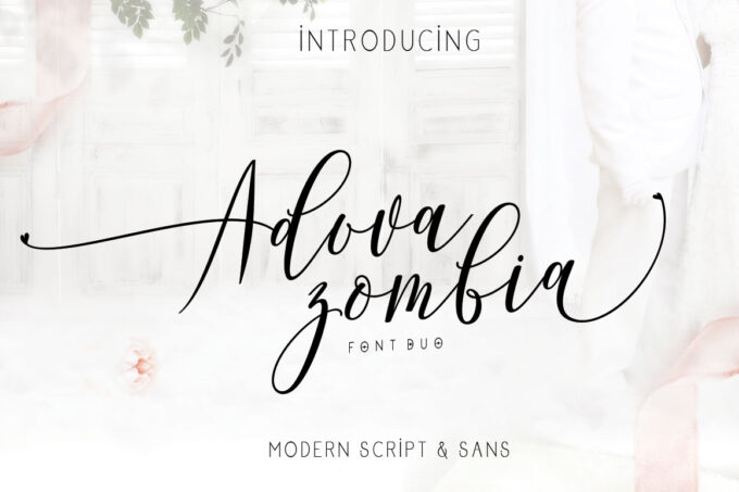 Adova Zombia Font - Featured Image