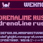 Adrenaline Rush Font - Featured Image