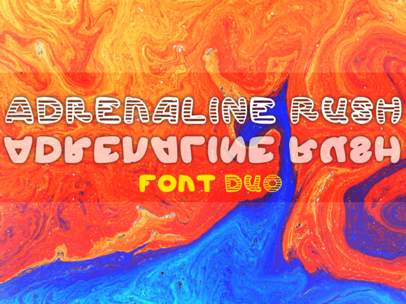 Adrenaline Rush Font - Featured Image