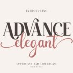 Advance Elegant Font - Featured Image