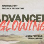 Advance Glowing Font - Featured Image