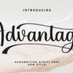 Advantage Font - Featured Image