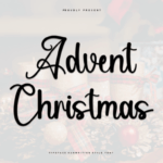 Advent Christmas Font - Featured Image