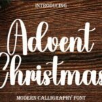 Advent Christmas Font - Featured Image