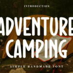 Adventure Camping Font - Featured Image
