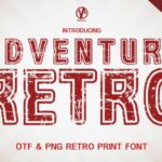 Adventure Retro Font - Featured Image