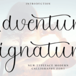 Adventure Signature Font - Featured Image