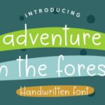 Adventure in the Forest Font - Featured Image