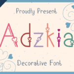 Adzkia Font - Featured Image