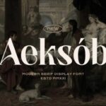 Aeksob Font - Featured Image