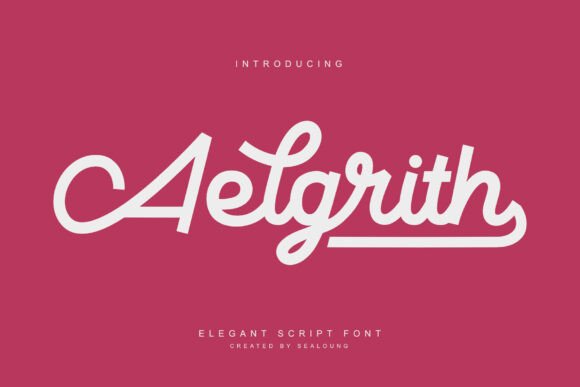 Aelgrith Font - Featured Image