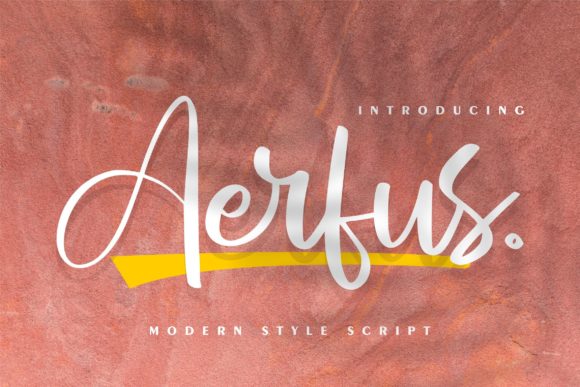 Aerfus Font - Featured Image