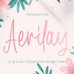 Aerilay Font - Featured Image