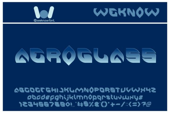 Aero Glass Font - Featured Image