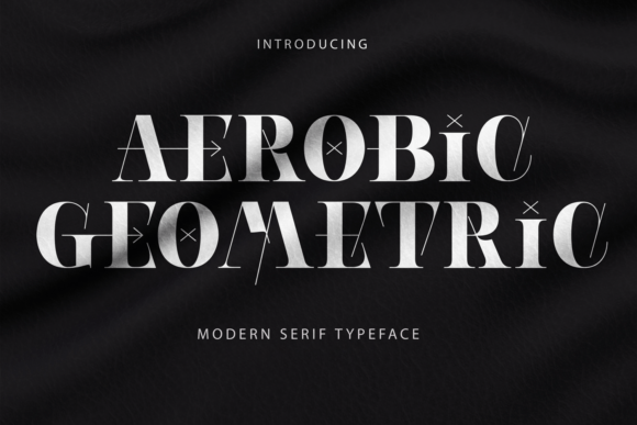 Aerobic Geometric Font - Featured Image