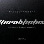 Aeroblades Font - Featured Image