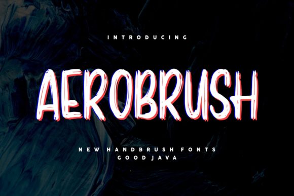 Aerobrush Font - Featured Image