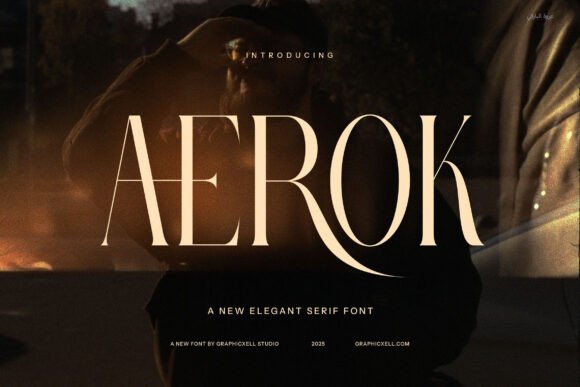 Aerok Font - Featured Image