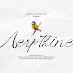 Aerpthine Font - Featured Image