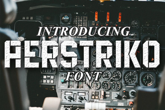 Aerstriko Font - Featured Image