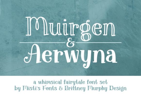 Aerwyna & Muirgen Font Duo Font - Featured Image