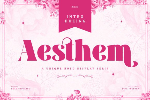 Aesthem Font - Featured Image