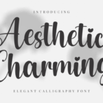 Aesthetic Charming Font - Featured Image