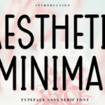 Aesthetic Minimal Font - Featured Image