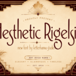 Aesthetic Rigelsia Font - Featured Image