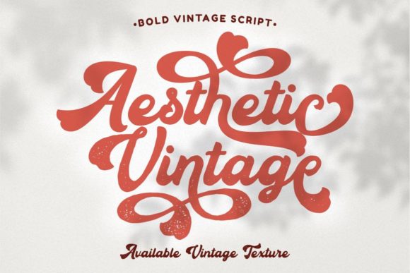 Aesthetic Vintage Font - Featured Image