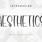 Aesthetics Font - Featured Image