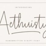 Aethuisty Font - Featured Image
