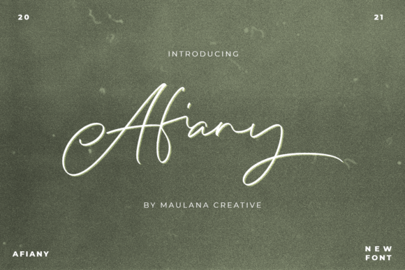 Afiany Font - Featured Image
