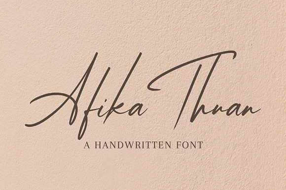 Afika Thuan Font - Featured Image